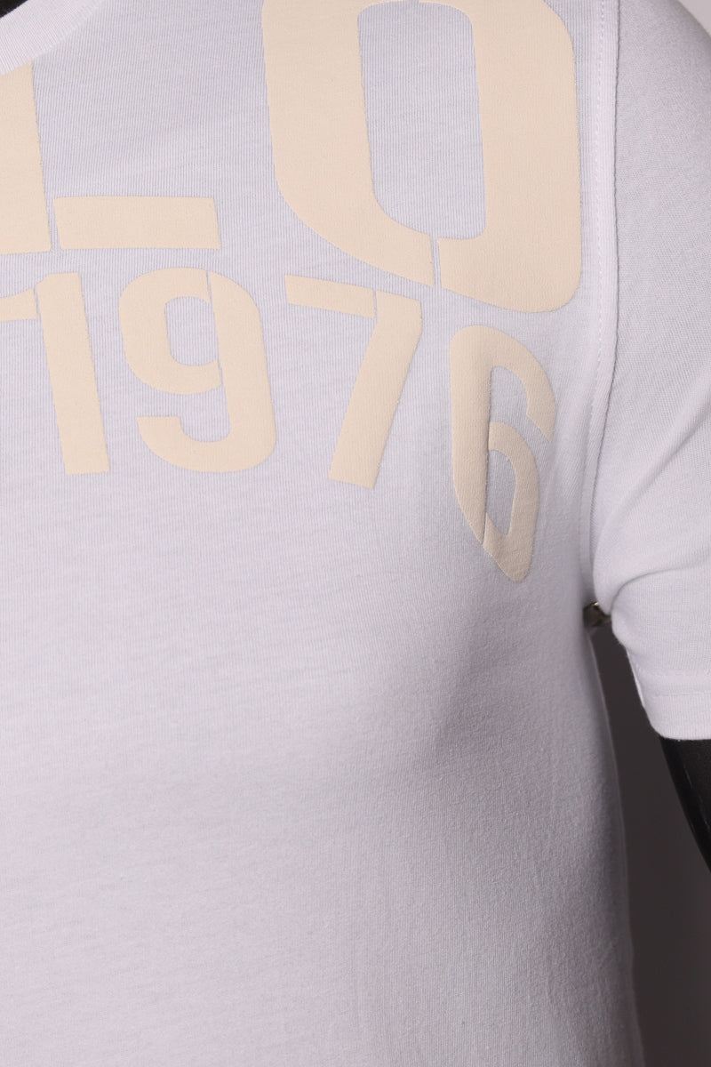 Polo T-Shirt Classic Graphic Print Off-White